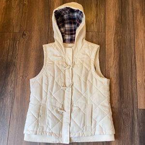 ❤️Quilted vest with hoodie